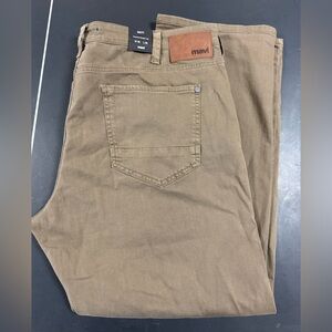 Mavi Relaxed Straight Leg Pants in Dark Tan